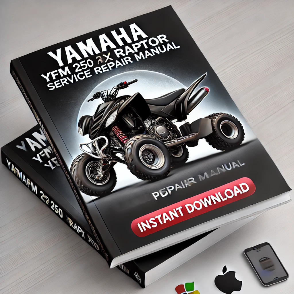 Yamaha YFM 250 RX Raptor 2008–2010 factory repair manual PDF download – Includes engine, transmission, suspension, and wiring diagrams for all repairs.
